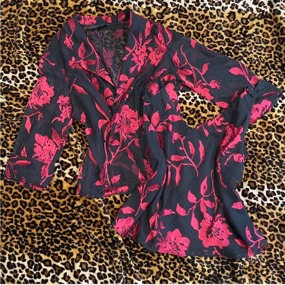 Alex Evenings Floral Blouse